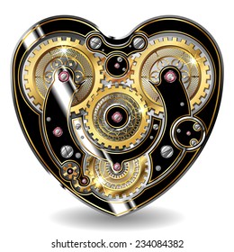 Steampunk Mechanical Heart