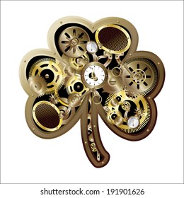 steampunk shamrock