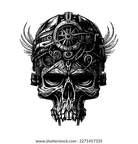 Steampunk Skull Logo combines the edginess of a classic skull design with the intricate details of steampunk fashion. The result is striking and captivating image that embodies the creative and rebel