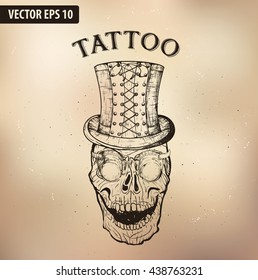 steampunk tattoo skull GLASSES