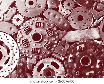 Steampunk vector background