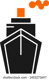 Steamship icon for your project
