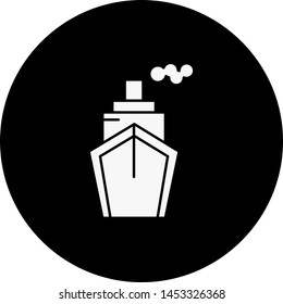 Steamship icon for your project
