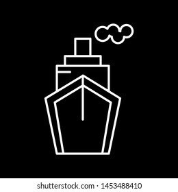 Steamship icon for your project

