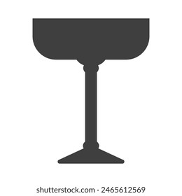 Steamware for cocktails vector black silhouette isolated on a white background.
