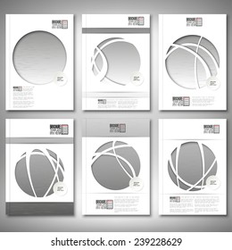 Steel abstract texture, vintage background. Brochure, flyer or report for business, template vector.