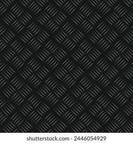 Steel Black diamond plate background texture