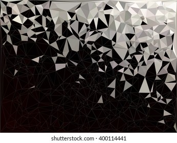 Steel broken low poly background