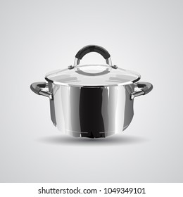 Steel cooking pot