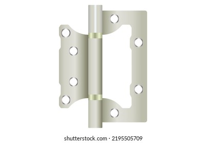 steel door hinge, "butterfly" type