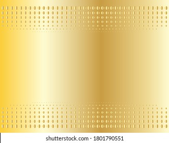 Steel dotted gold metal. Pattern background texture