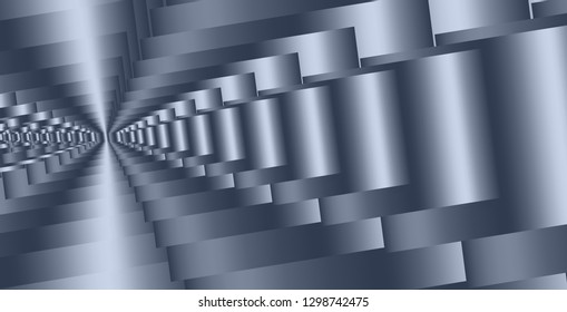 Steel grey perspective and abstract background. Information and communication concept