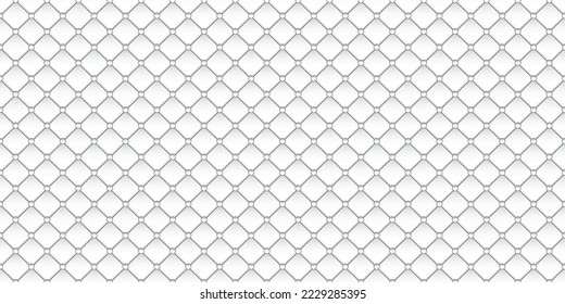 Steel grid seamless pattern vector illustration. 3d realistic metal mesh geometric texture with circles at tops of rhombuses in net, aluminum repeat lattice with ornament, rhomb protection network.