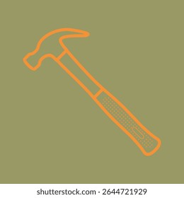 Steel Hammer with Wooden Handle
