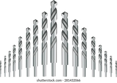 steel hardware drill bits for drilling iron
