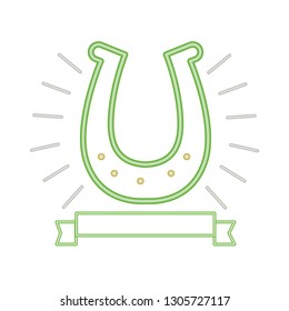 steel horseshoe cartoon