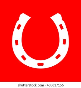 Steel horseshoe sign