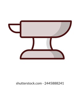 Steel icon editable stock vector illustration