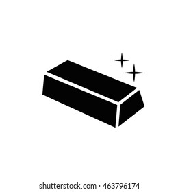 steel icon, iron metal icon, vector illustration