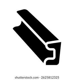 steel icon. for mobile concept color editable