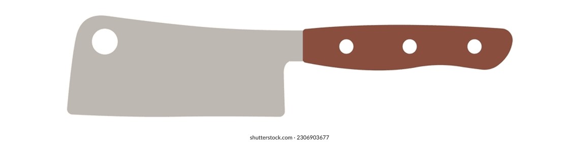 Ilustración del vector de Cuchillo de Cocina Acero