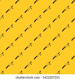 Steel knife pattern seamless vector repeat geometric yellow for any design