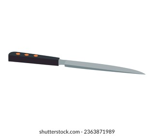 Stahlmesser-Vektorgrafik auf Weiß