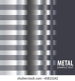 Steel metal background vector