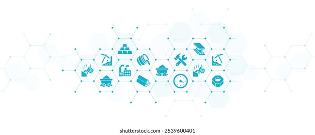 Steel and metal industry vector illustration. Concept related to metallurgy, metalwork, heavy industry, metal casting process, industrial factory, engineering, production, foundry or iron casting.