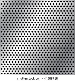 Steel metal plate background vector. Also available in raster.