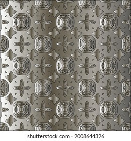 gradiente metálico de acero con un patrón de repetición. Resumen del fondo metálico.