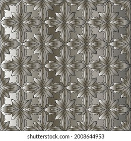 steel metallic gradient with a repeating pattern. Abstract metallic background.