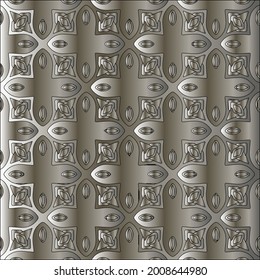 steel metallic gradient with a repeating pattern. Abstract metallic background.