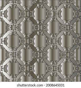 steel metallic gradient with a repeating pattern. Abstract metallic background.