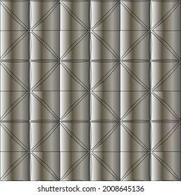 gradiente metálico de acero con un patrón de repetición. Resumen del fondo metálico.