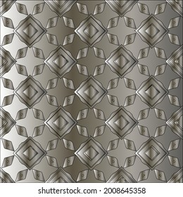 steel metallic gradient with a repeating pattern. Abstract metallic background.