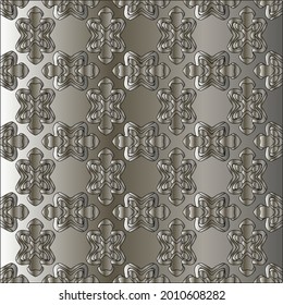 steel metallic gradient with a repeating pattern. Abstract metal pattern