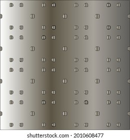 steel metallic gradient with a repeating pattern. Abstract metal pattern