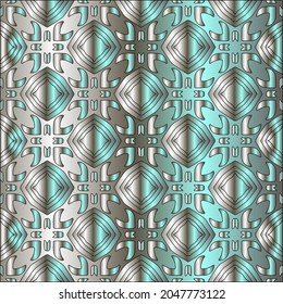 steel metallic gradient with a repeating pattern. Abstract metal pattern
