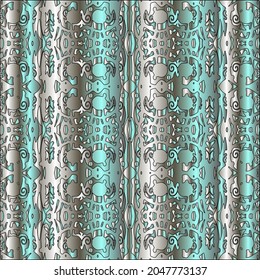 steel metallic gradient with a repeating pattern. Abstract metal pattern
