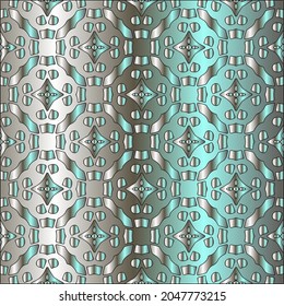 steel metallic gradient with a repeating pattern. Abstract metal pattern
