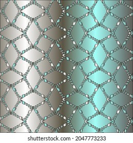 steel metallic gradient with a repeating pattern. Abstract metal pattern
