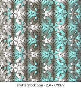 steel metallic gradient with a repeating pattern. Abstract metal pattern
