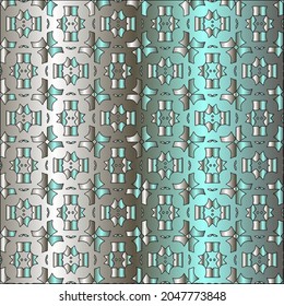 steel metallic gradient with a repeating pattern. Abstract metal pattern
