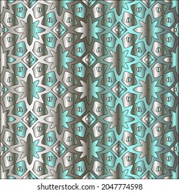 steel metallic gradient with a repeating pattern. Abstract metal pattern
