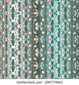 steel metallic gradient with a repeating pattern. Abstract metal pattern
