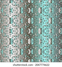 steel metallic gradient with a repeating pattern. Abstract metal pattern
