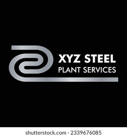 A steel mill logo vector