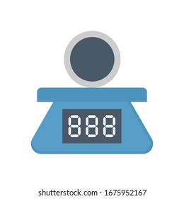 Pesado de tubo de acero para pruebas de laboratorio diseño de iconos vectoriales en fondo blanco.