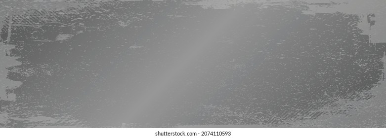 A steel plate with tarnished grunge FX as a banner background